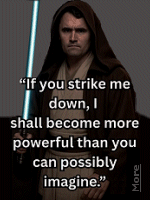 Obi-Wan Kenobi's final words to Darth Vader in ''Star Wars'' comes to mind when thinking about Charlie Kirk.  Read the powerful remembrance of Charlie Kirk from Turning Point USA: 'His legacy will endure'.